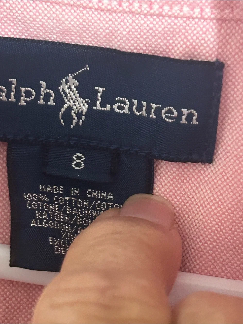 Ralph Lauren Men's Long-Sleeve Button-Down Shirt in Pink